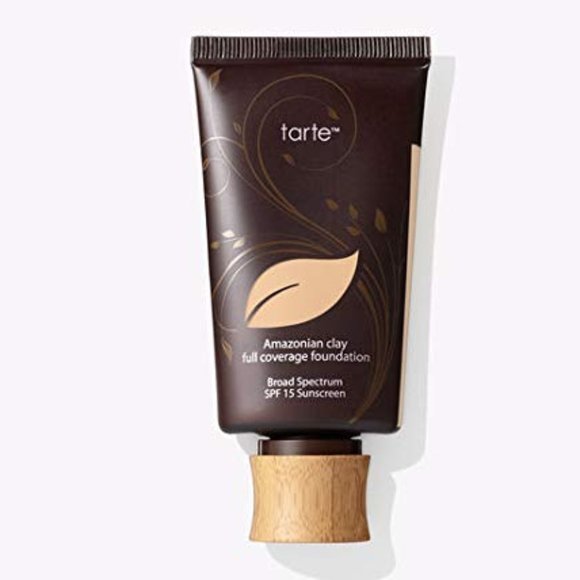 NEW IN BOX! TARTE AMAZONIAN CLAY 12-HOUR FULL COVERAGE FOUNDATION MED TAN HONEY